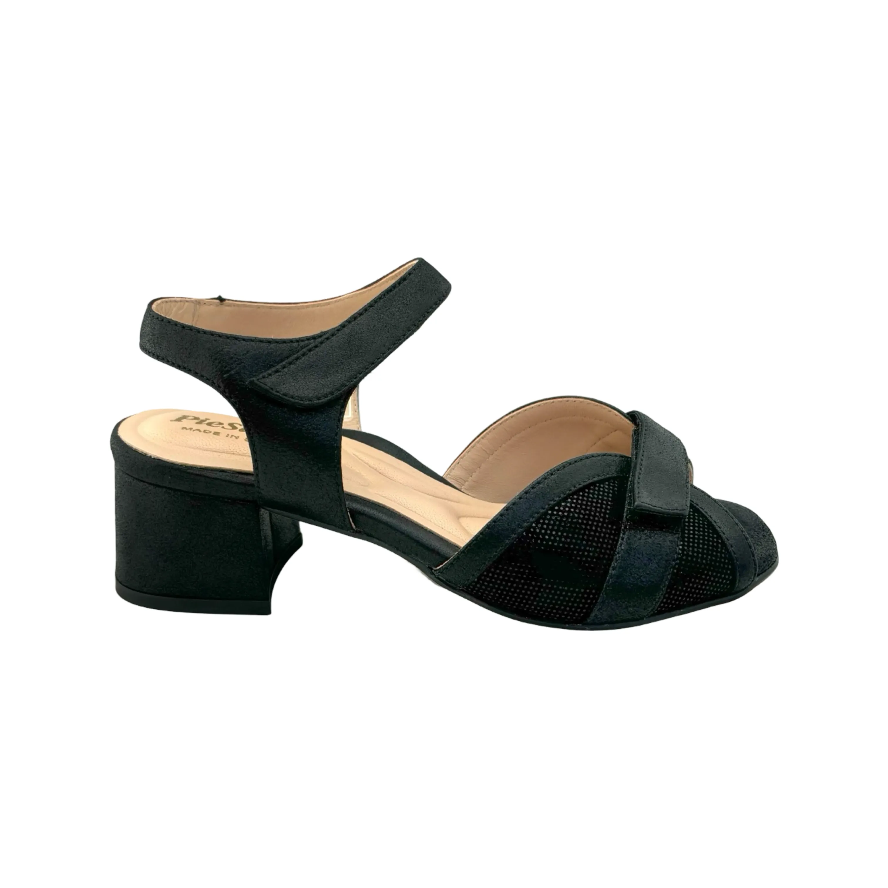 240031 Black Adjustable Sandal