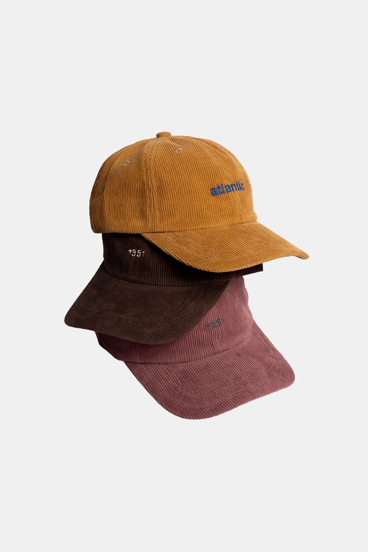  351 BASEBALL CAP CORDUROY AUBERGINE