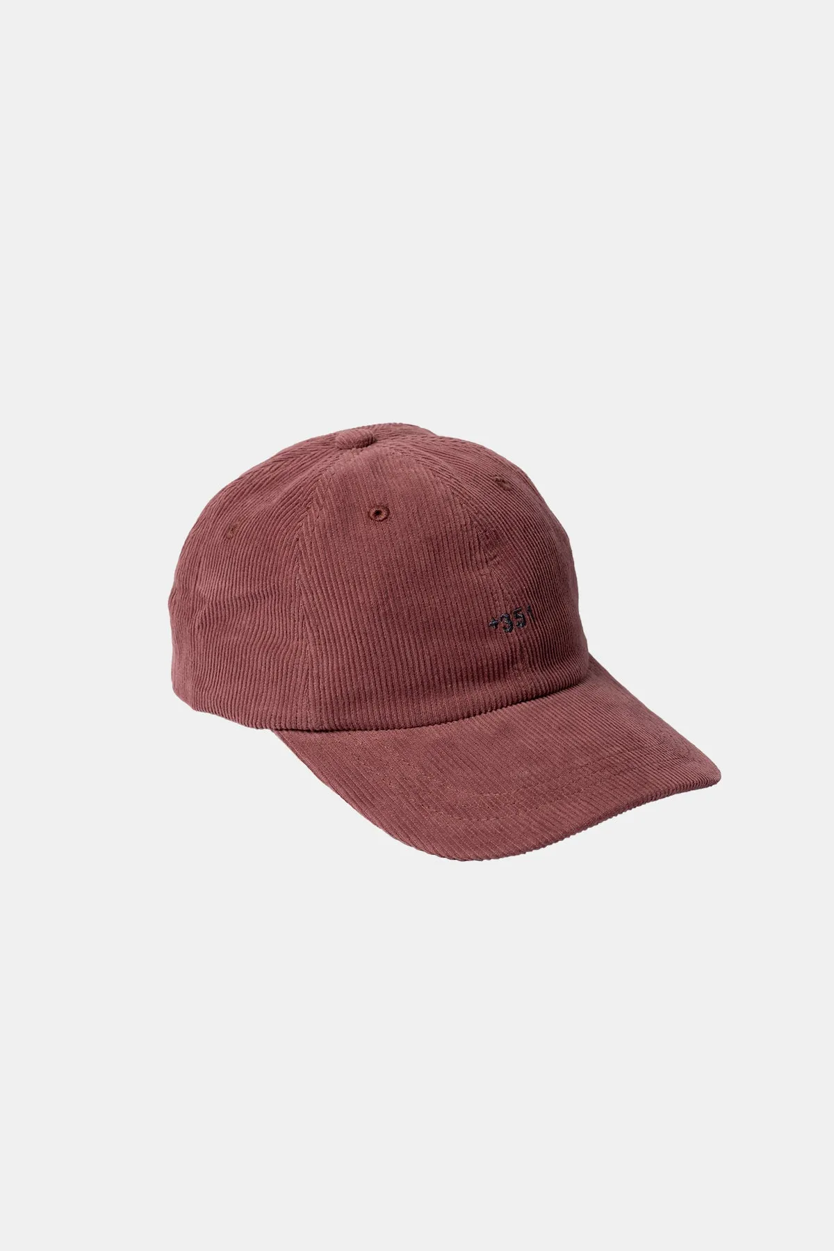  351 BASEBALL CAP CORDUROY AUBERGINE