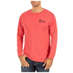 42111ADF-479 PLAYERA DEADFALL MANGA LARGA RED HEATHER MARCA 5.11 TACTICAL