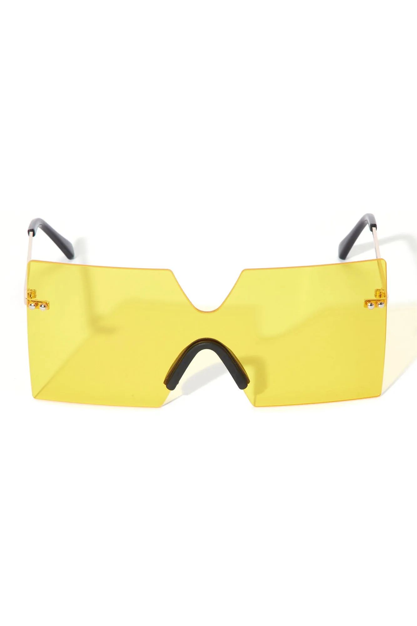 A List Status Sunglasses - Yellow