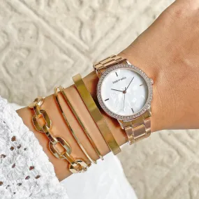 Acai Rosegold Watch Bracelet Stack