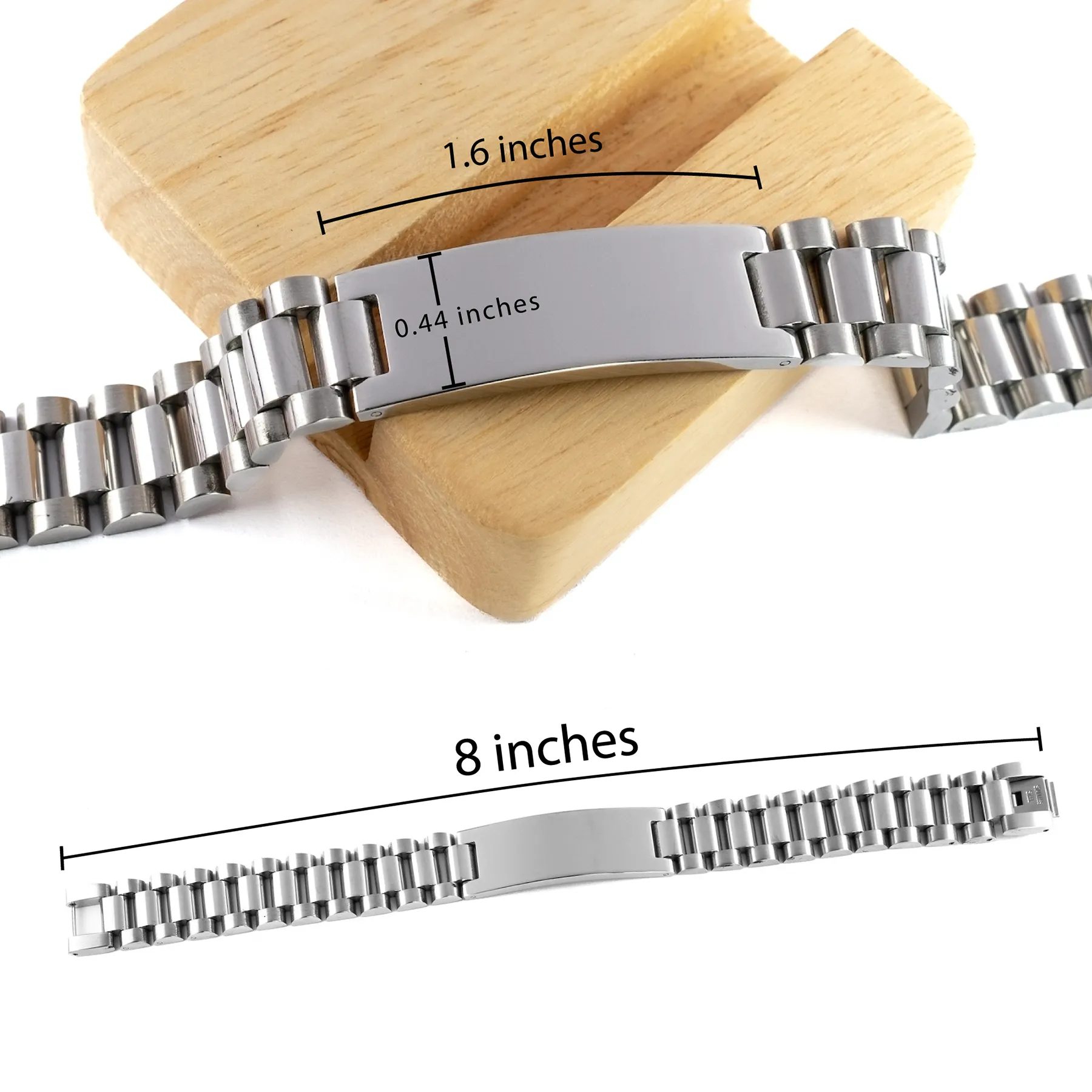 Accountant Dad Gifts, The best kind of DAD, Father's Day Appreciation Birthday Ladder Stainless Steel Bracelet for Accountant, Dad, Father from Son Daughter