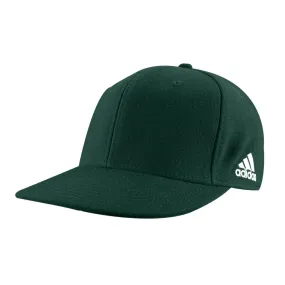 adidas Dark Green Flat Visor Flex