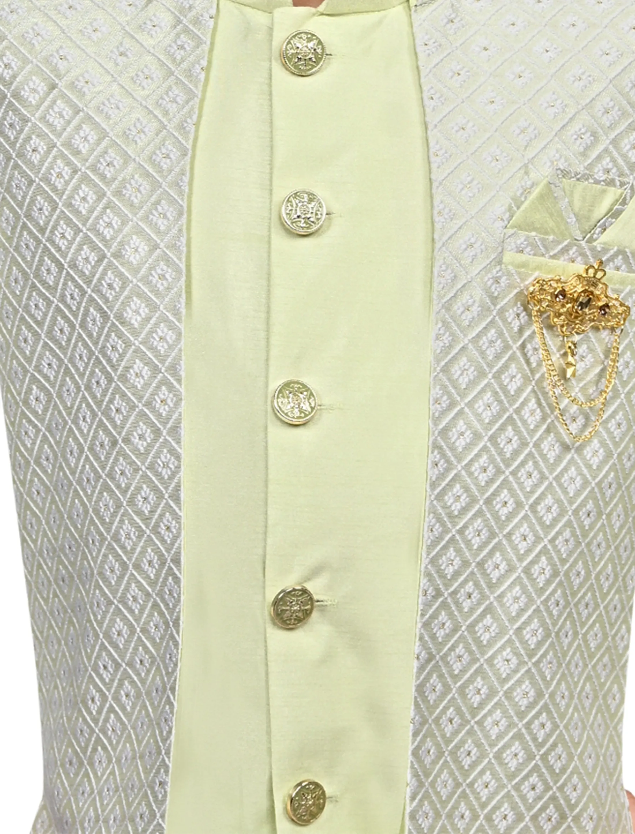 Ahhaaaa Traditional Party Wear Bollywood Style Indo-Western Sherwani for Boys