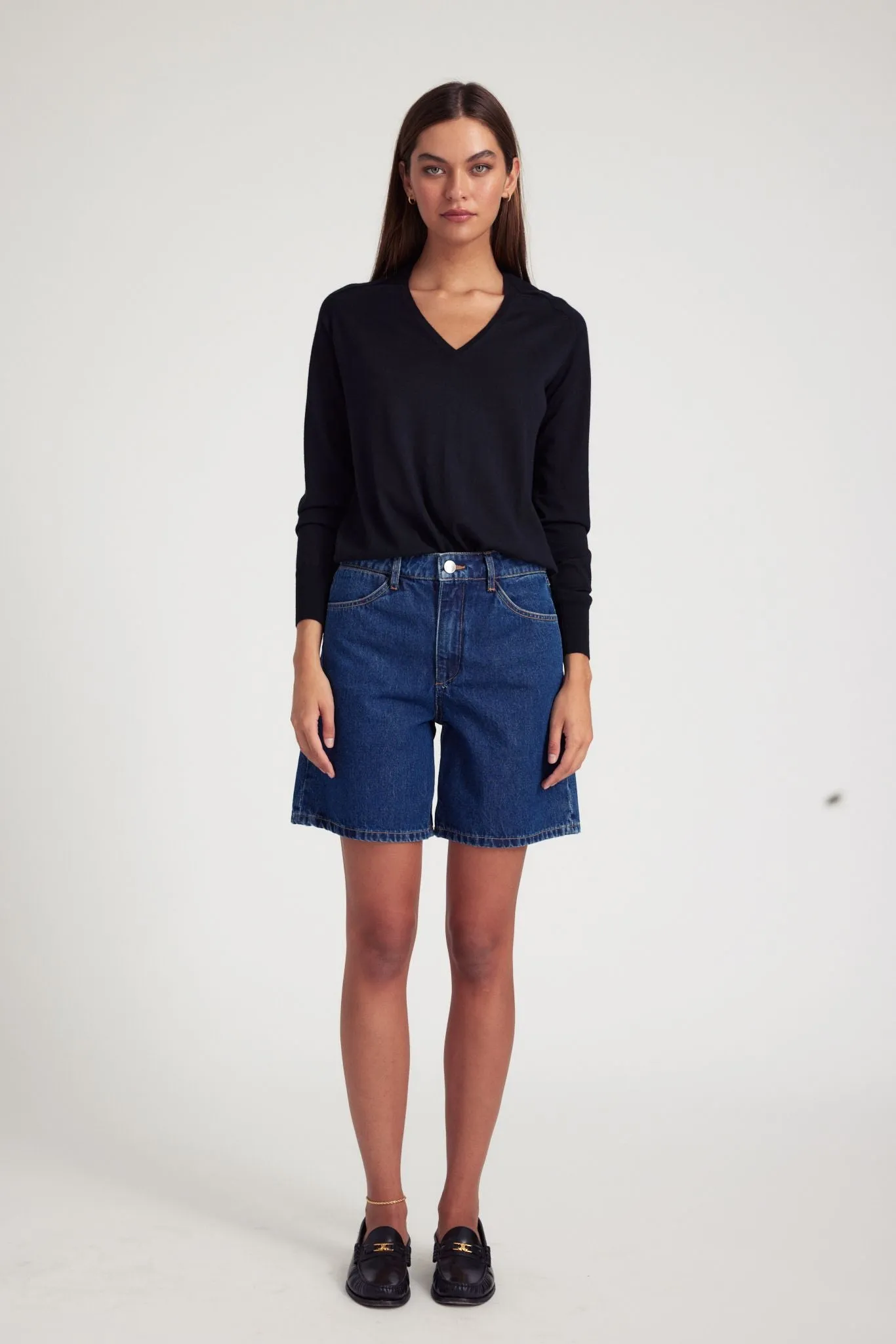 Alicia A-Line Denim Shorts