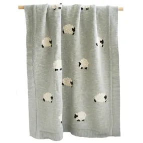 Alimrose - Baa Baa Blanket - Grey