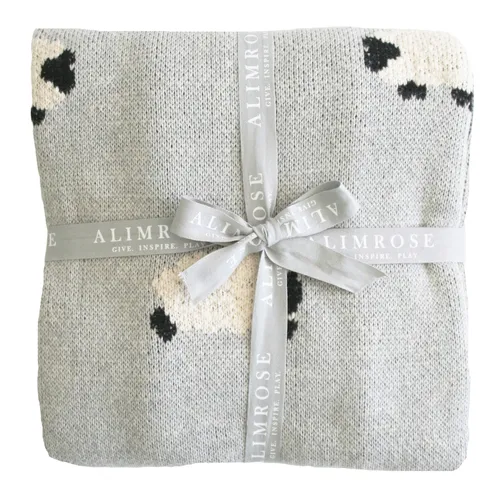 Alimrose - Baa Baa Blanket - Grey