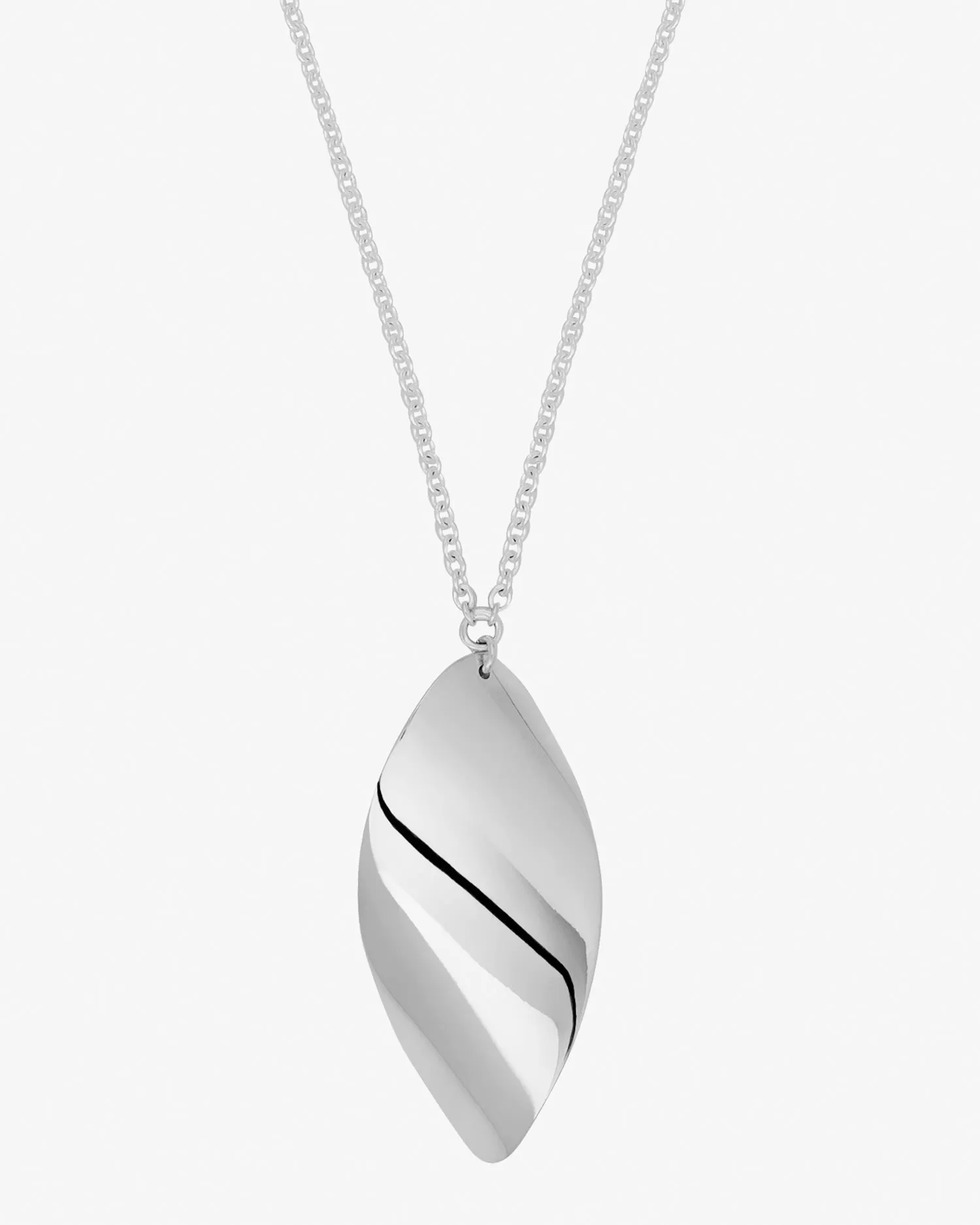 Aqua necklace silver