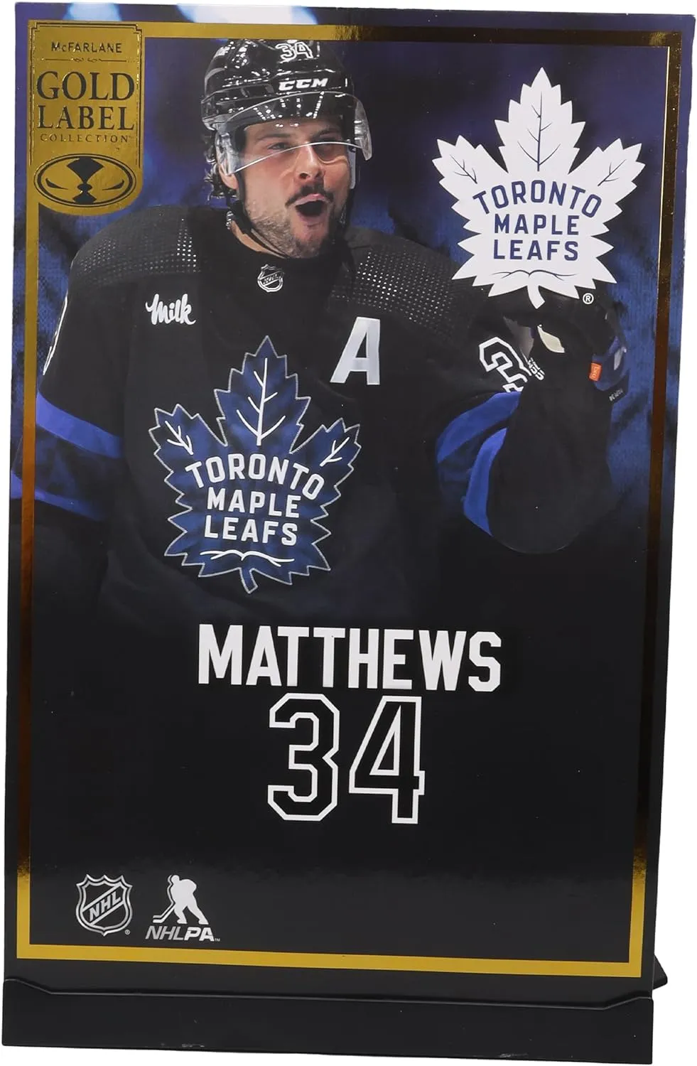 Auston Matthews Toronto Maple Leafs McFarlane’s SportsPicks NHL Legacy Series Figure #4 - Gold Label