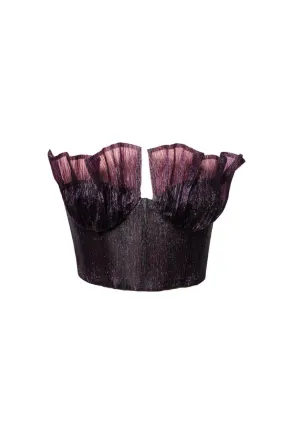 AVA STRAPLESS CORSET-STYLE TOP