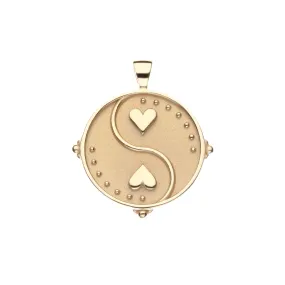 BALANCE JW Original Pendant Coin in Solid Gold