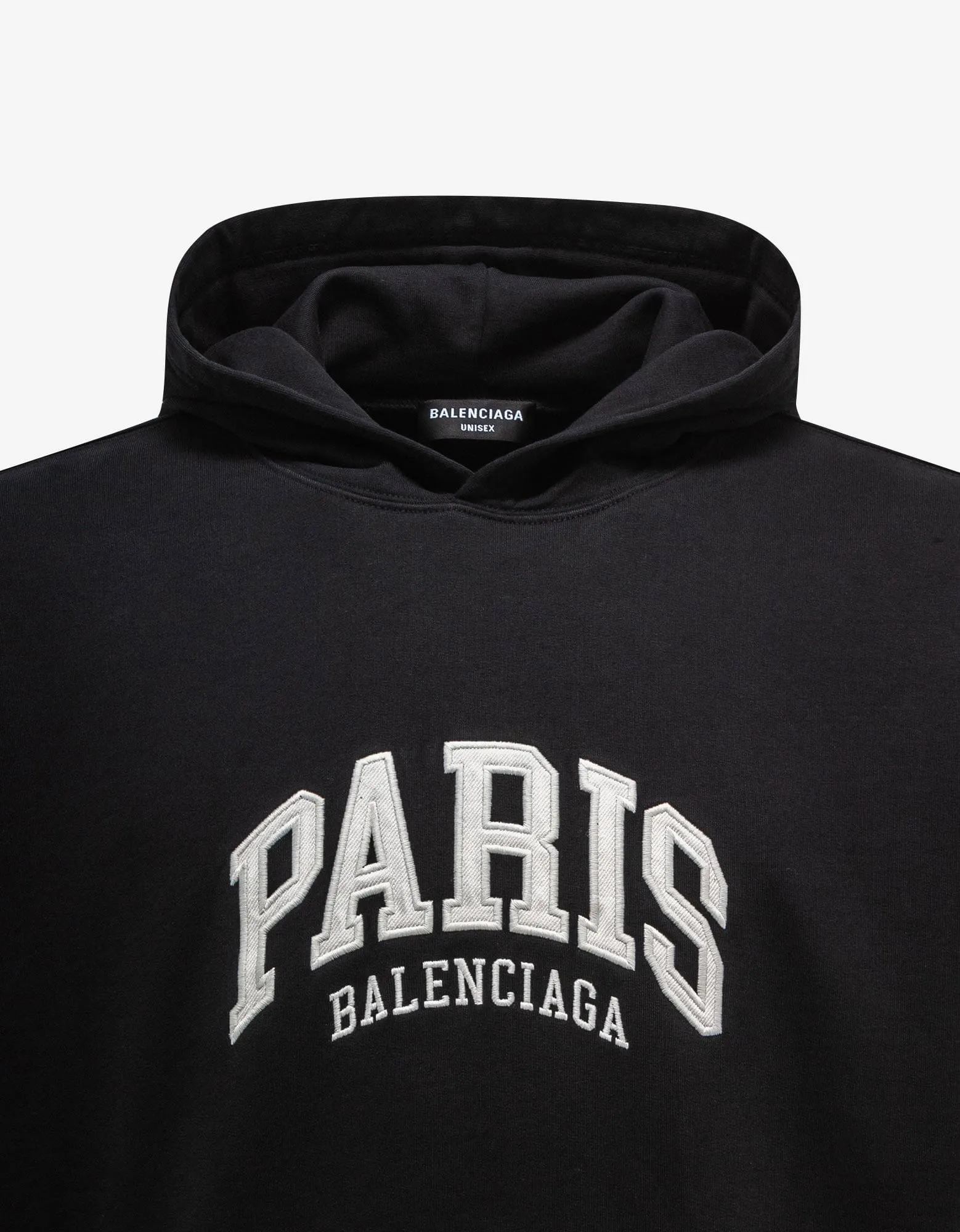 Balenciaga Black Cities Paris Wide Fit Hoodie