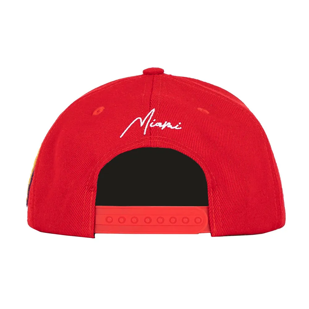 B.A.N Miami Exhibit A Snapback - Red