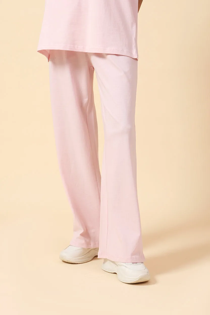 BASIC WIDE LEG TROUSERS