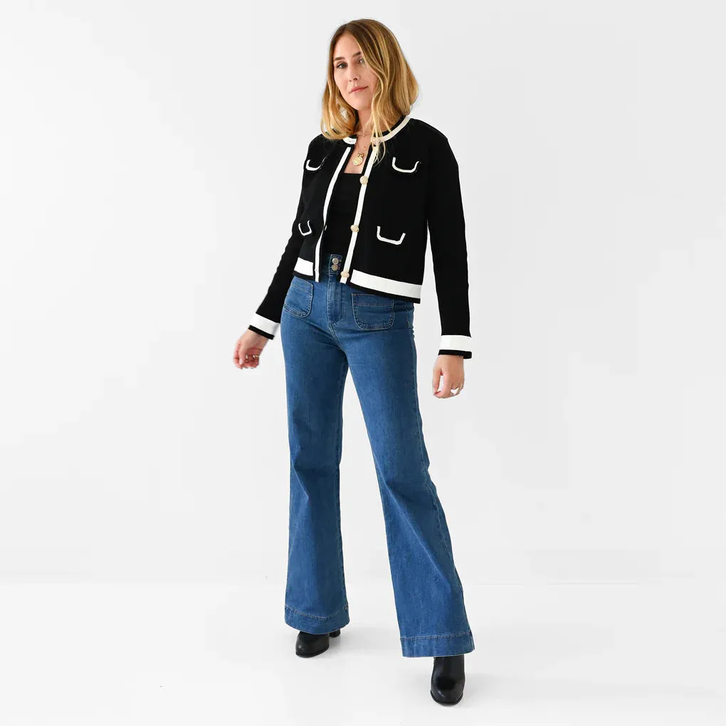 BEAU-LERO SAILOR CARDIGAN - KERRI ROSENTHAL