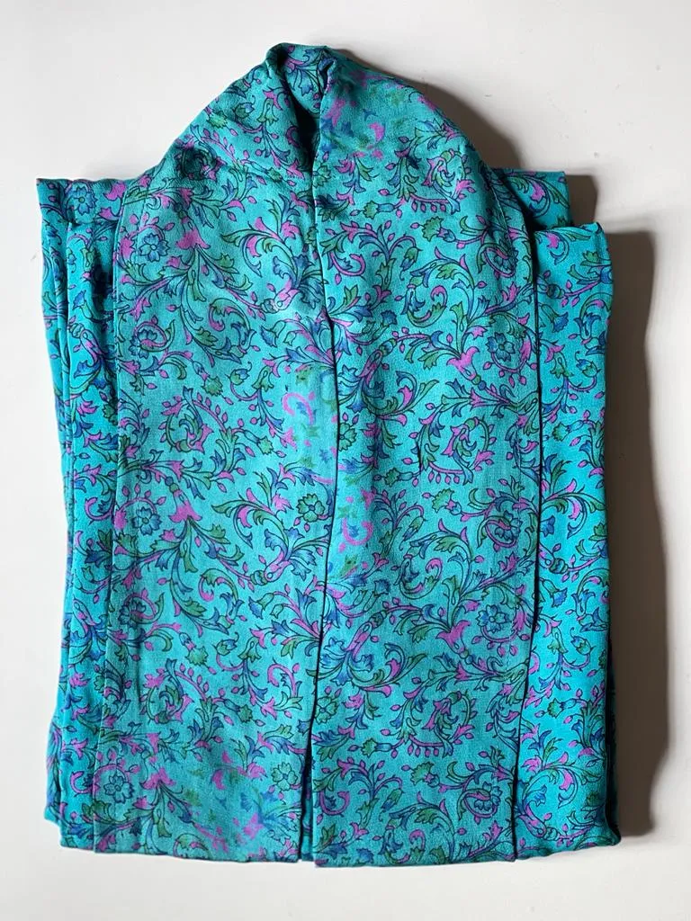 Belted Silk Free Size Kimono Shrug