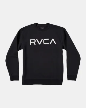 Boys Big RVCA Crewneck Sweatshirt - Black