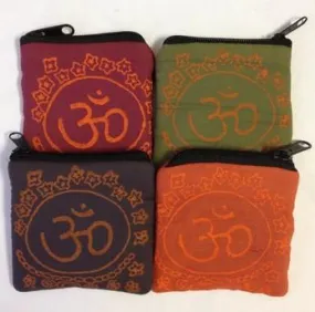 Bsg, Om Design Assorted Colors w-Zipper3.5 x 3.75