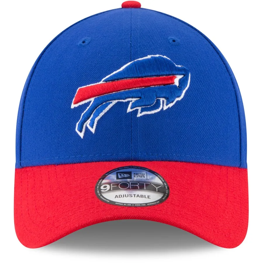 Buffalo Bills New Era Men's Red Blue The League 9Forty NFL Football Adjustable Hat