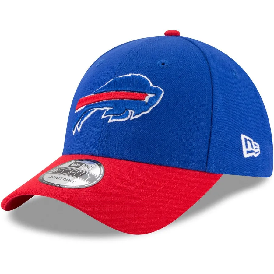 Buffalo Bills New Era Men's Red Blue The League 9Forty NFL Football Adjustable Hat