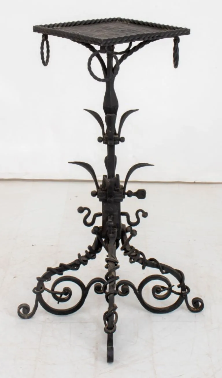 Cast Iron Garden Plant Stand Table