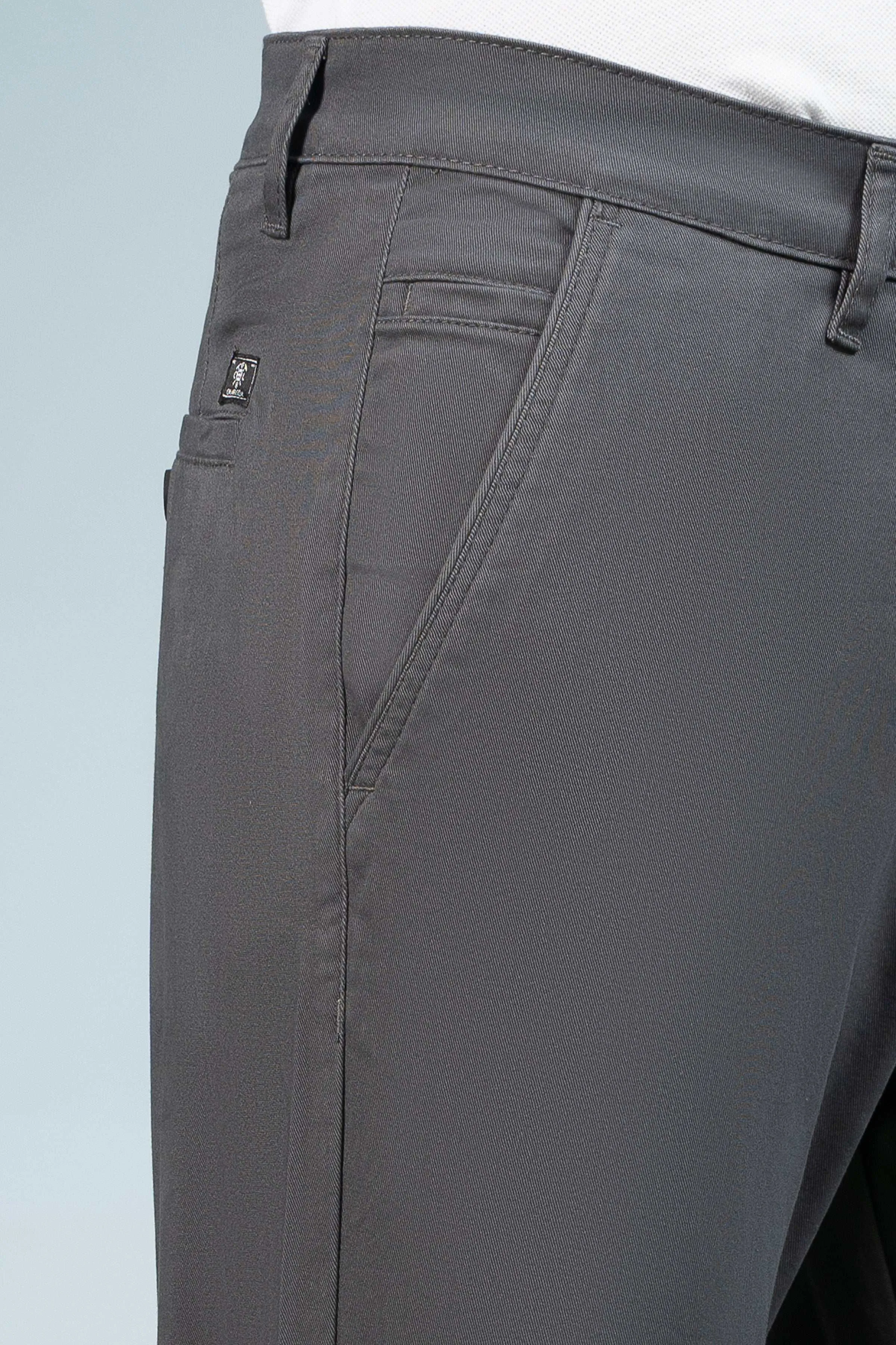 CASUAL PANT CROSS POCKET DARK GREY