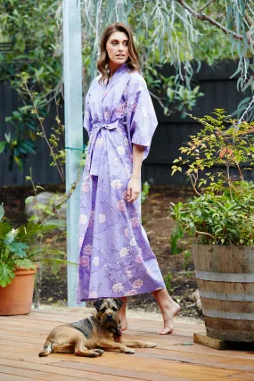 Cloud Meditation Cotton Long Kimono