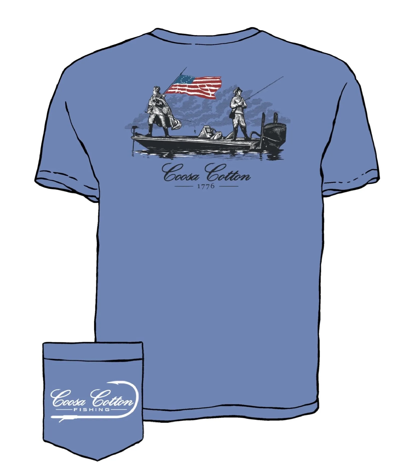 Coosa Cotton 1776 Pocket Tee