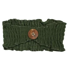 Corduroy Headband in Forest