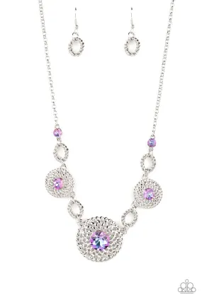 Cosmic Cosmos Purple-Necklace