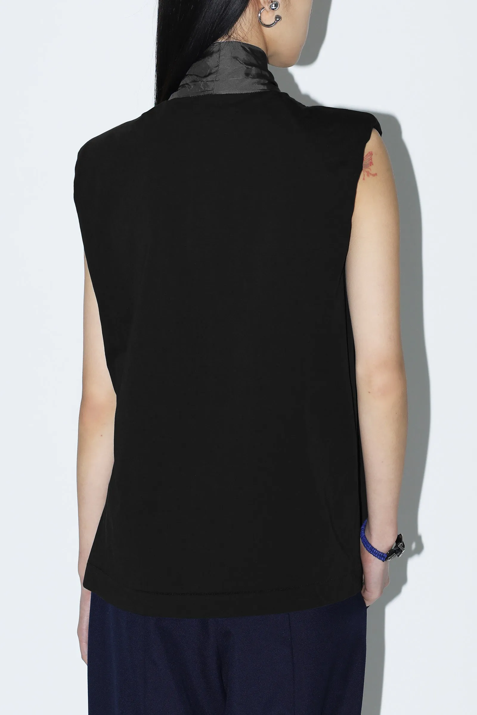 Cotton Jersey Sleeveless Top