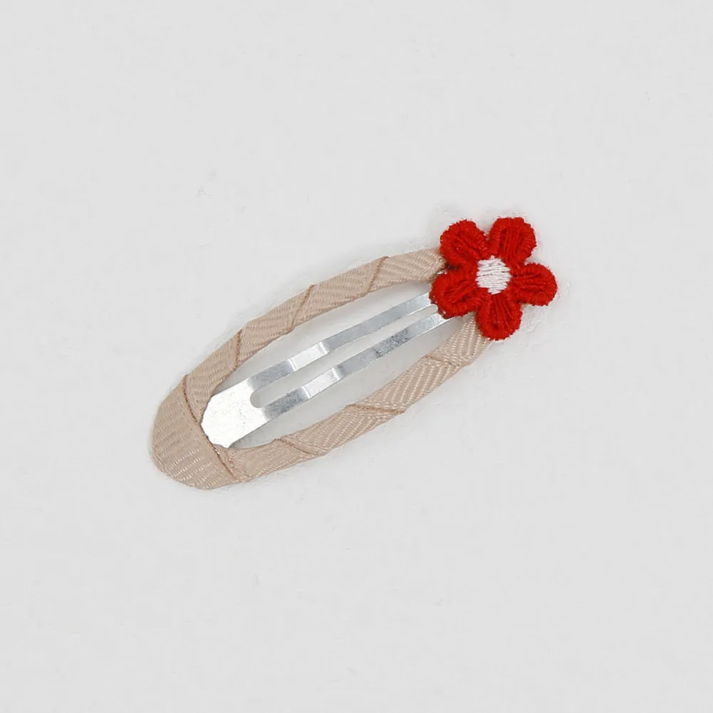 Cotton Small Daisy Fabric Hairpin Baby Side Clip Hairpin