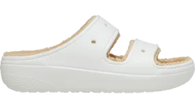 Crocs Classic Cozzy Towel Sandal White Shiitake