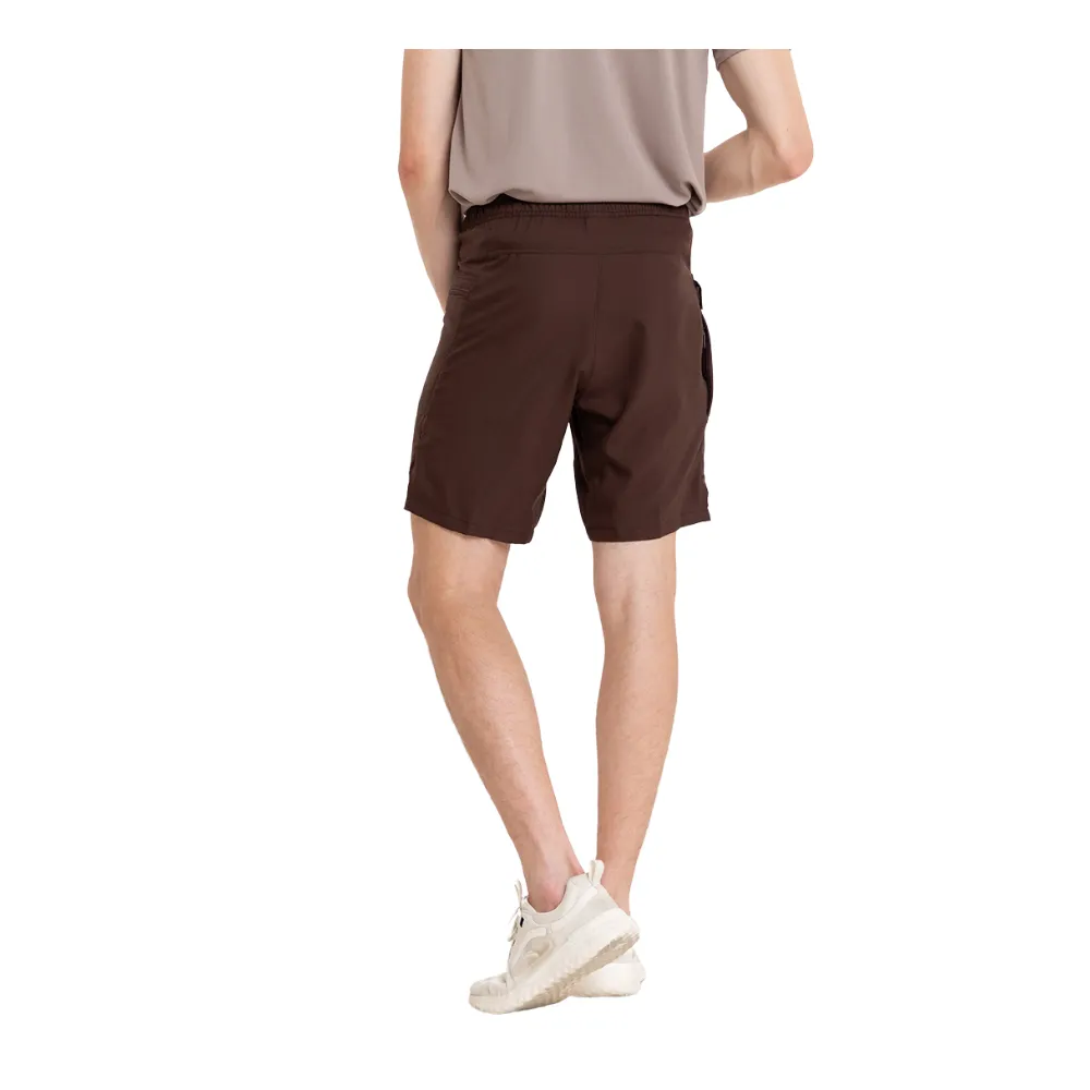 Equipe Men's TECH-DRY Athletic Shorts Choco Brown