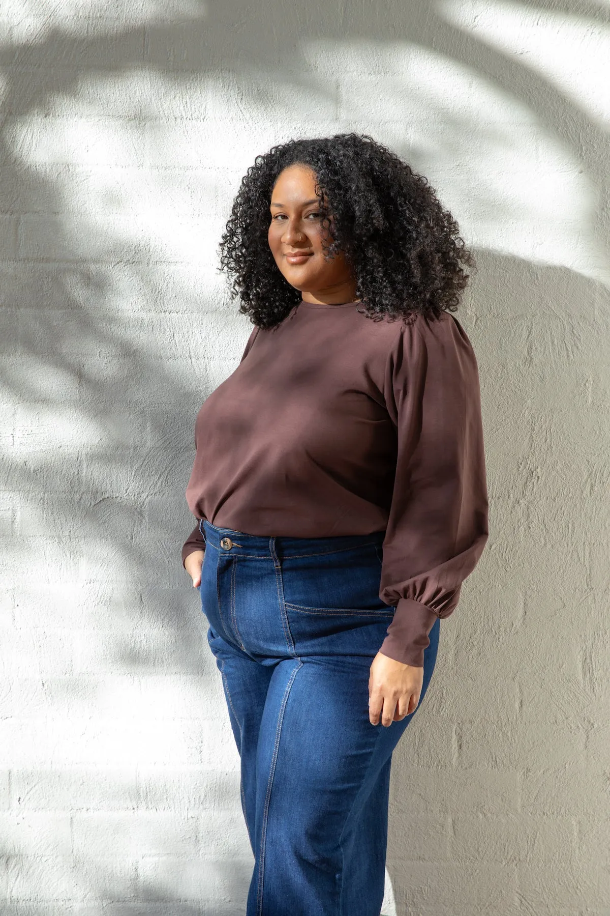 ESPRESSO Bell Sleeve Top