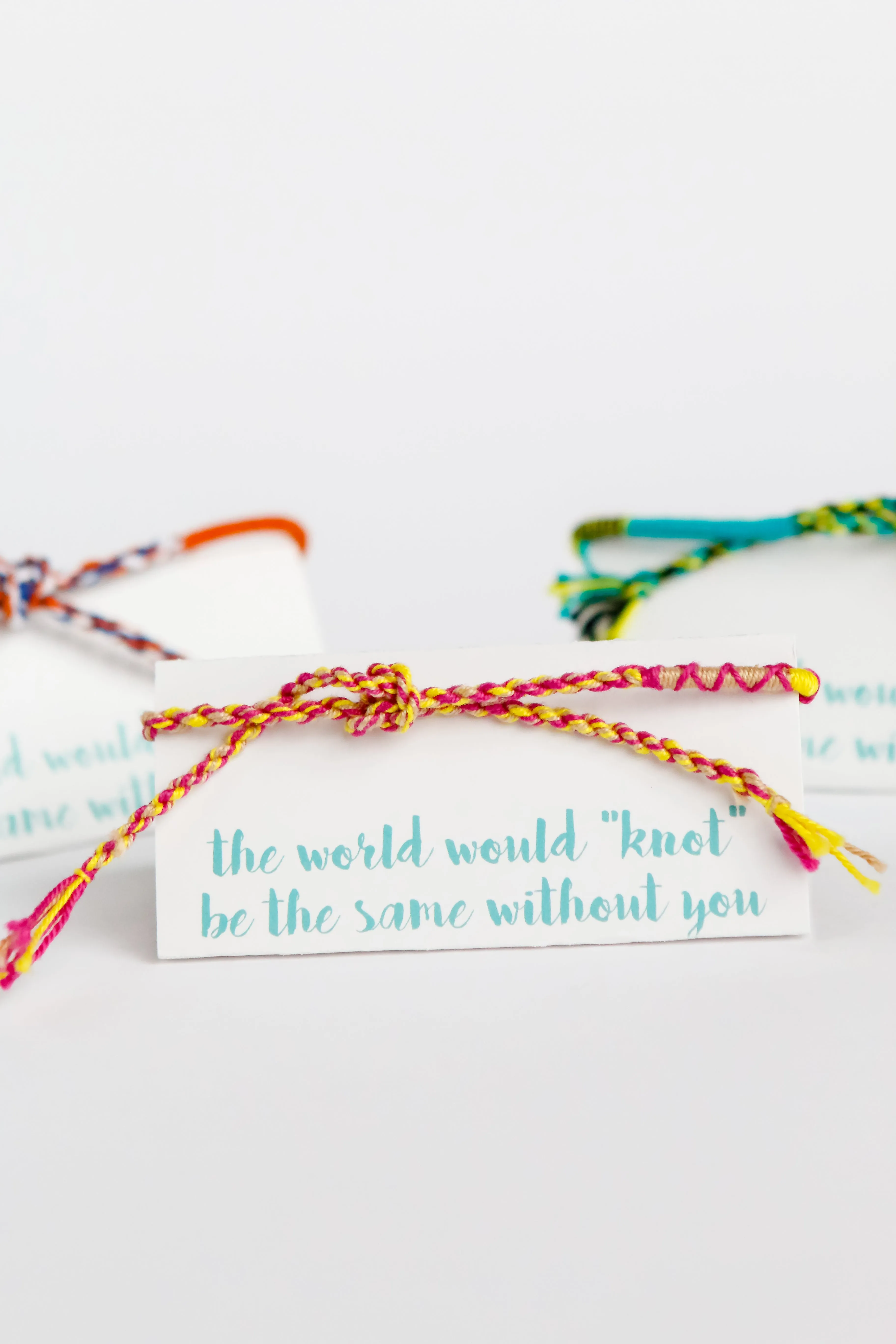 Fair Trade Friendship Bracelet   Card