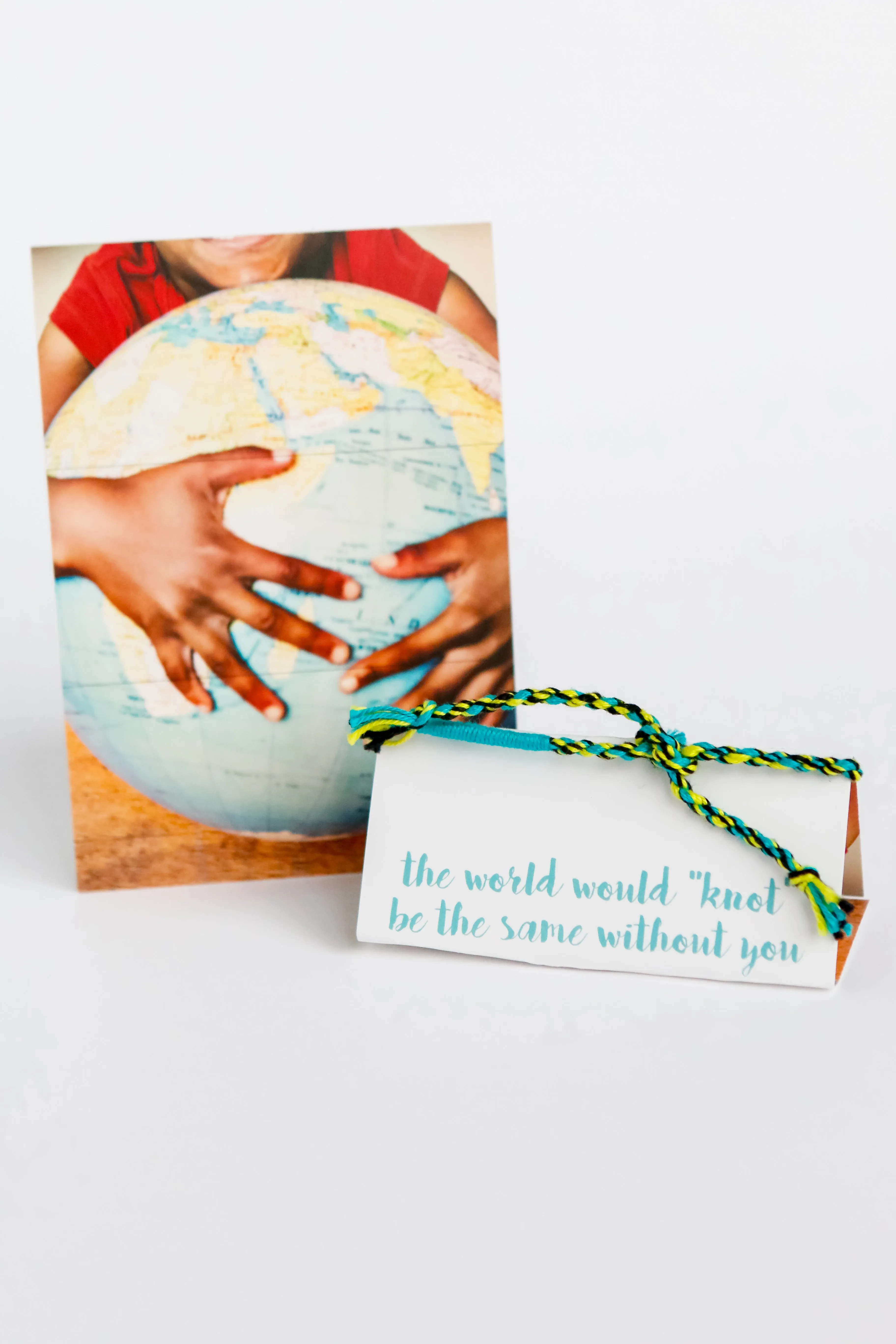 Fair Trade Friendship Bracelet   Card