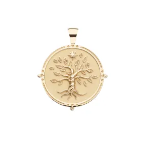 FAITH JW Original Pendant Coin in Solid Gold