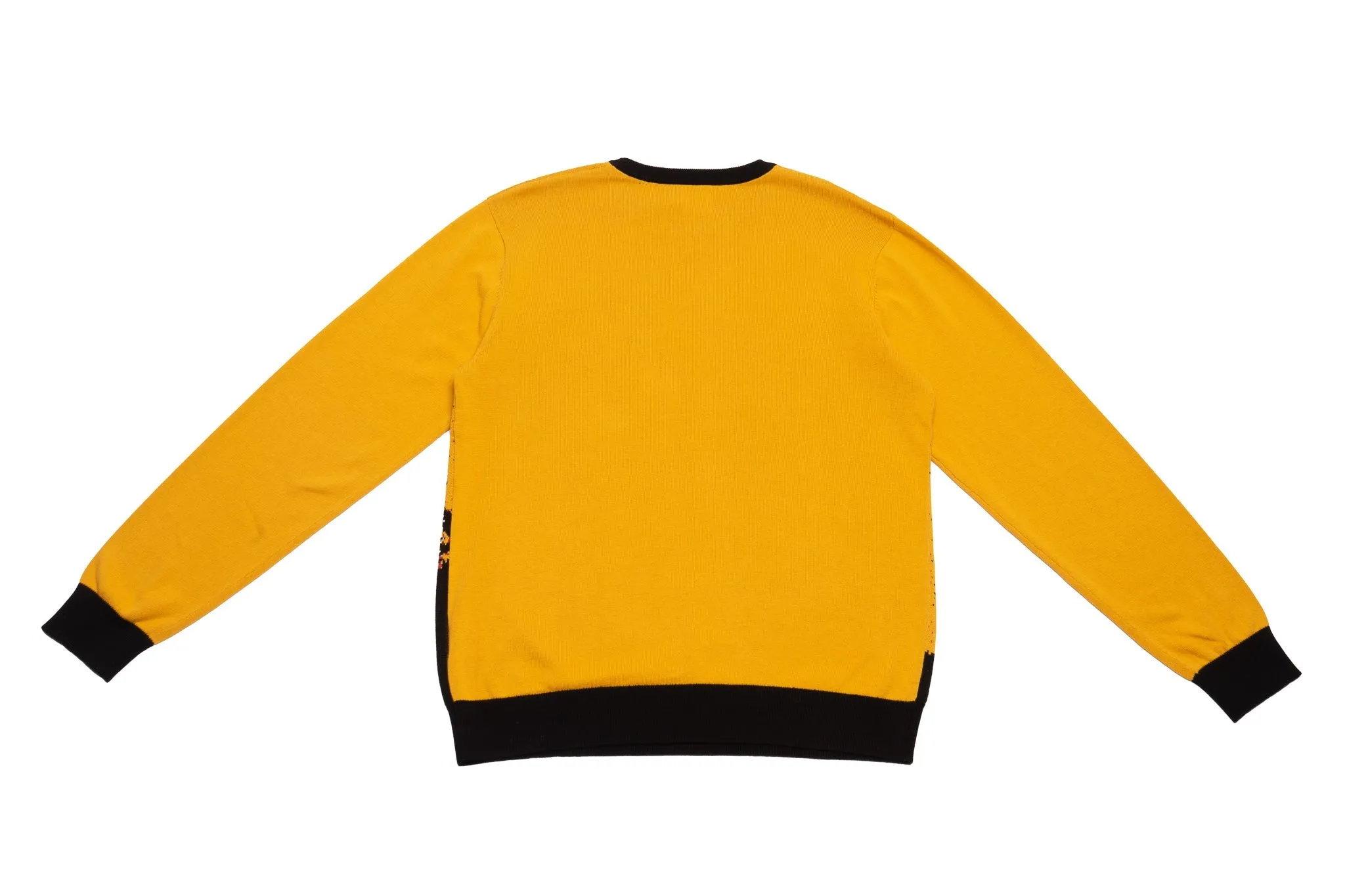 Felt Roam Cotton Knit Sweater "Gold"