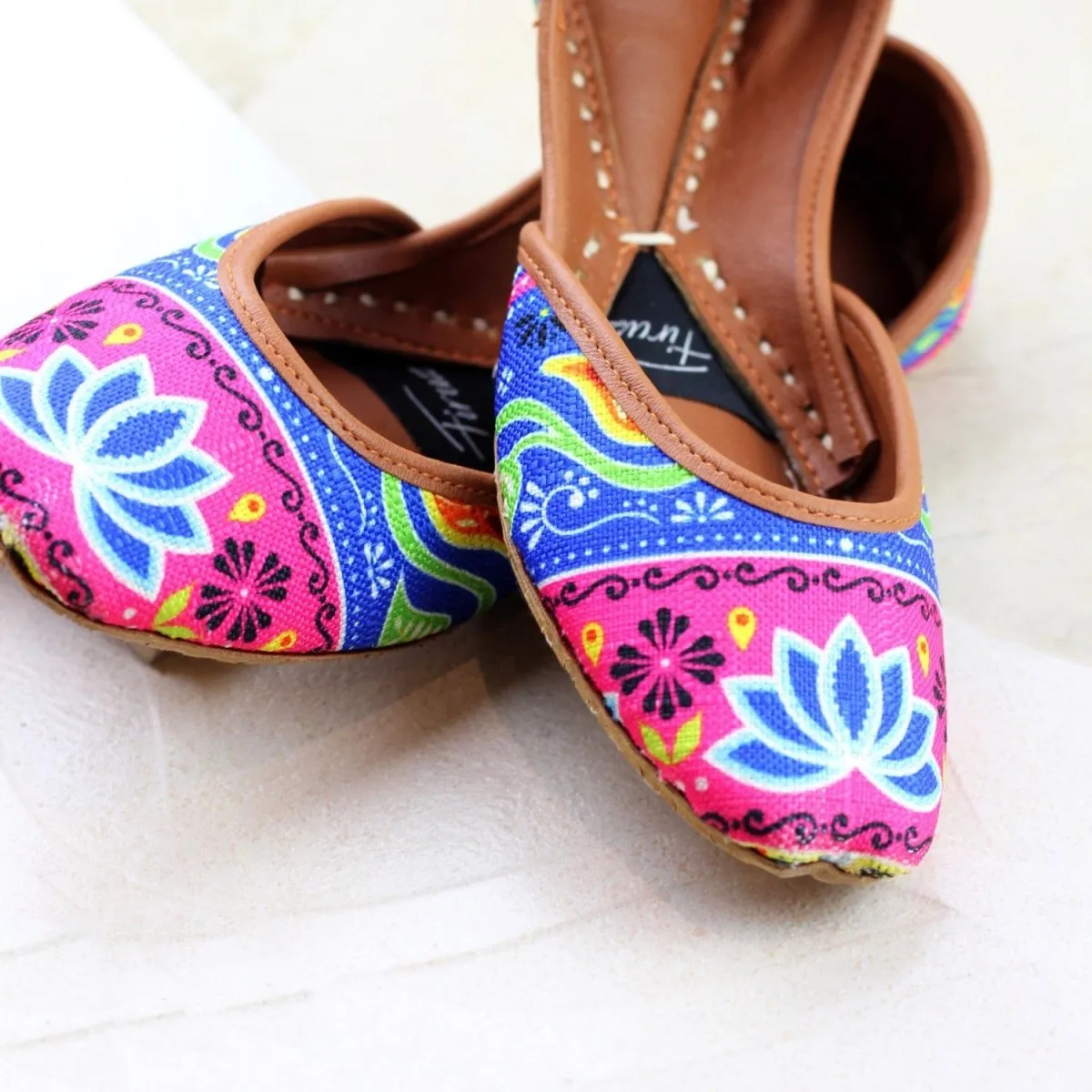 Firuz Shoes Pakistani Truck Art Khussa FIR09