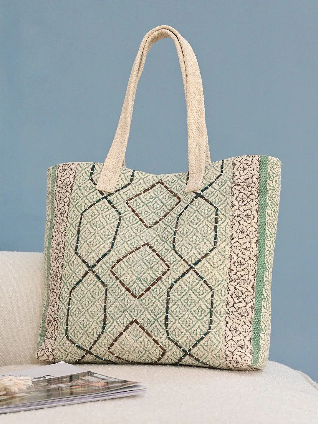 FLORA - DIGITAL PRINTED COTTON TOTE BAG