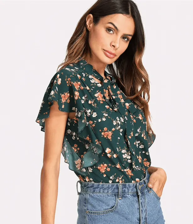 FLORAL CASCADE SLEEVE