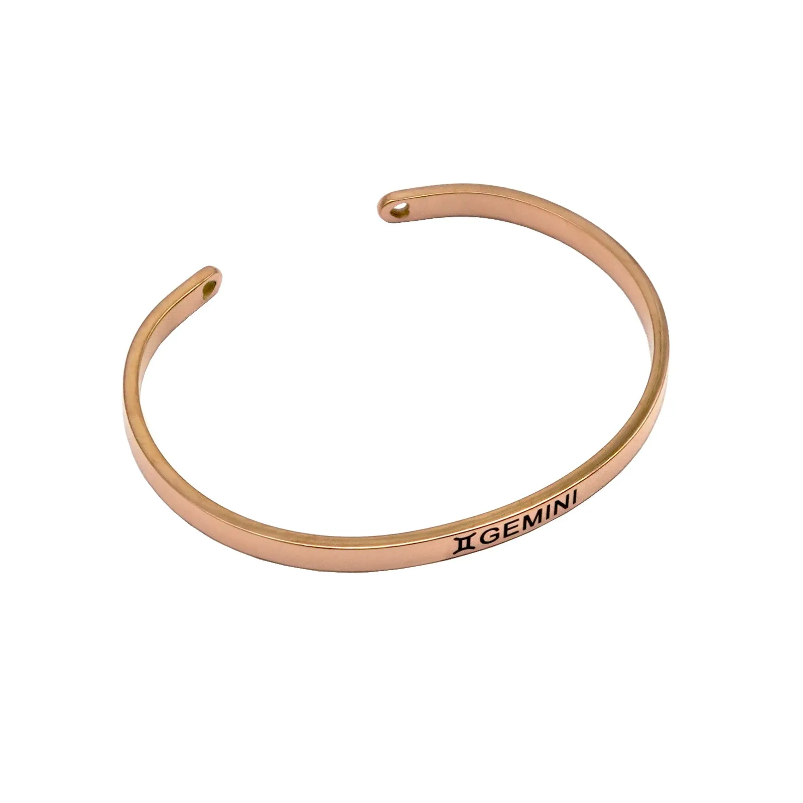 Gemini Rosegold Zodiac Band