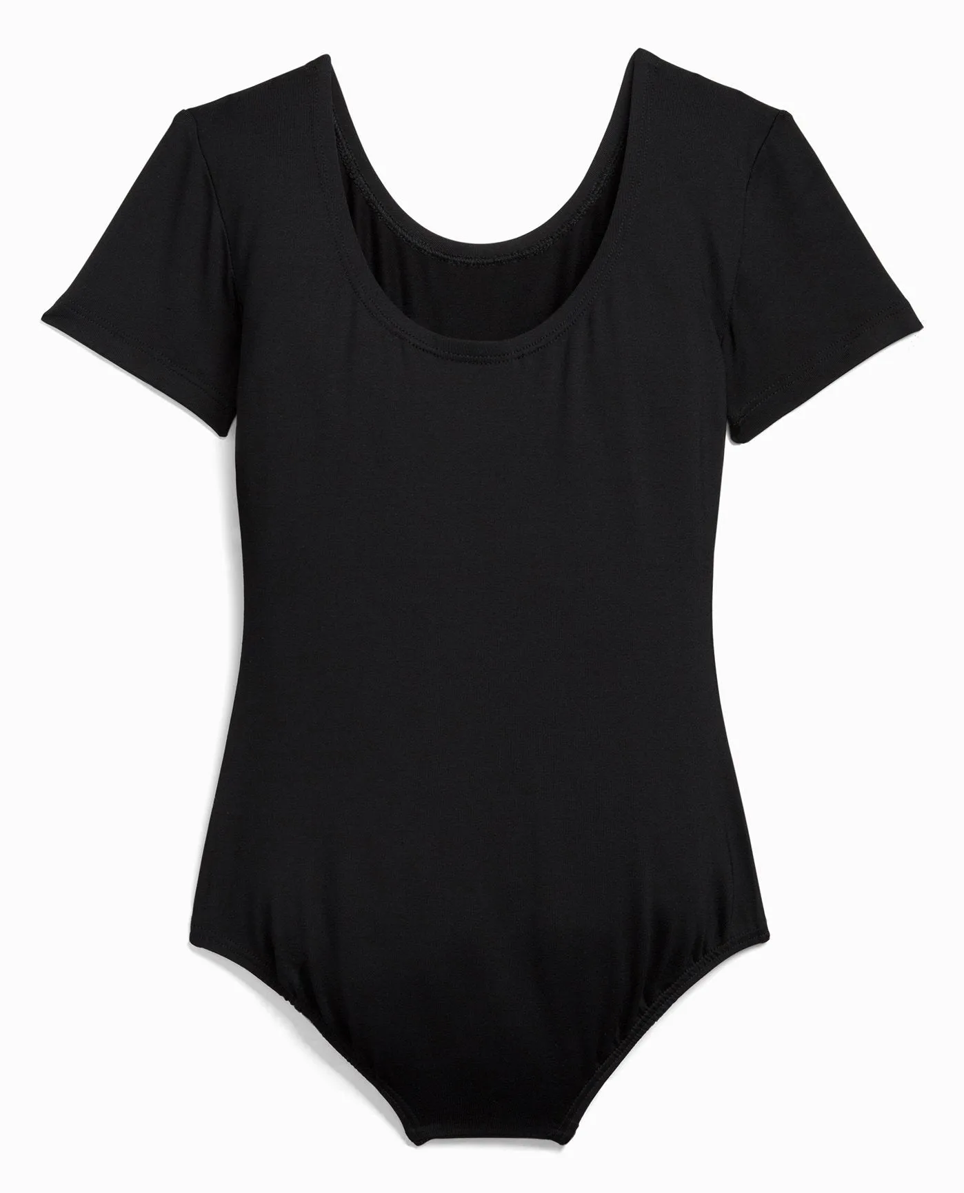 Girl's Nylon Short Sleeve Leotard