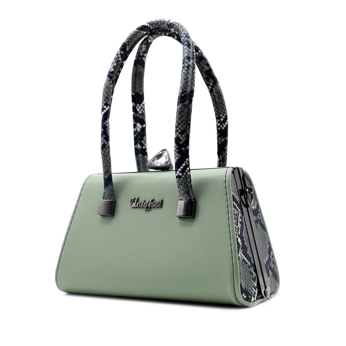 Green Casual Hand Bag P00P01080