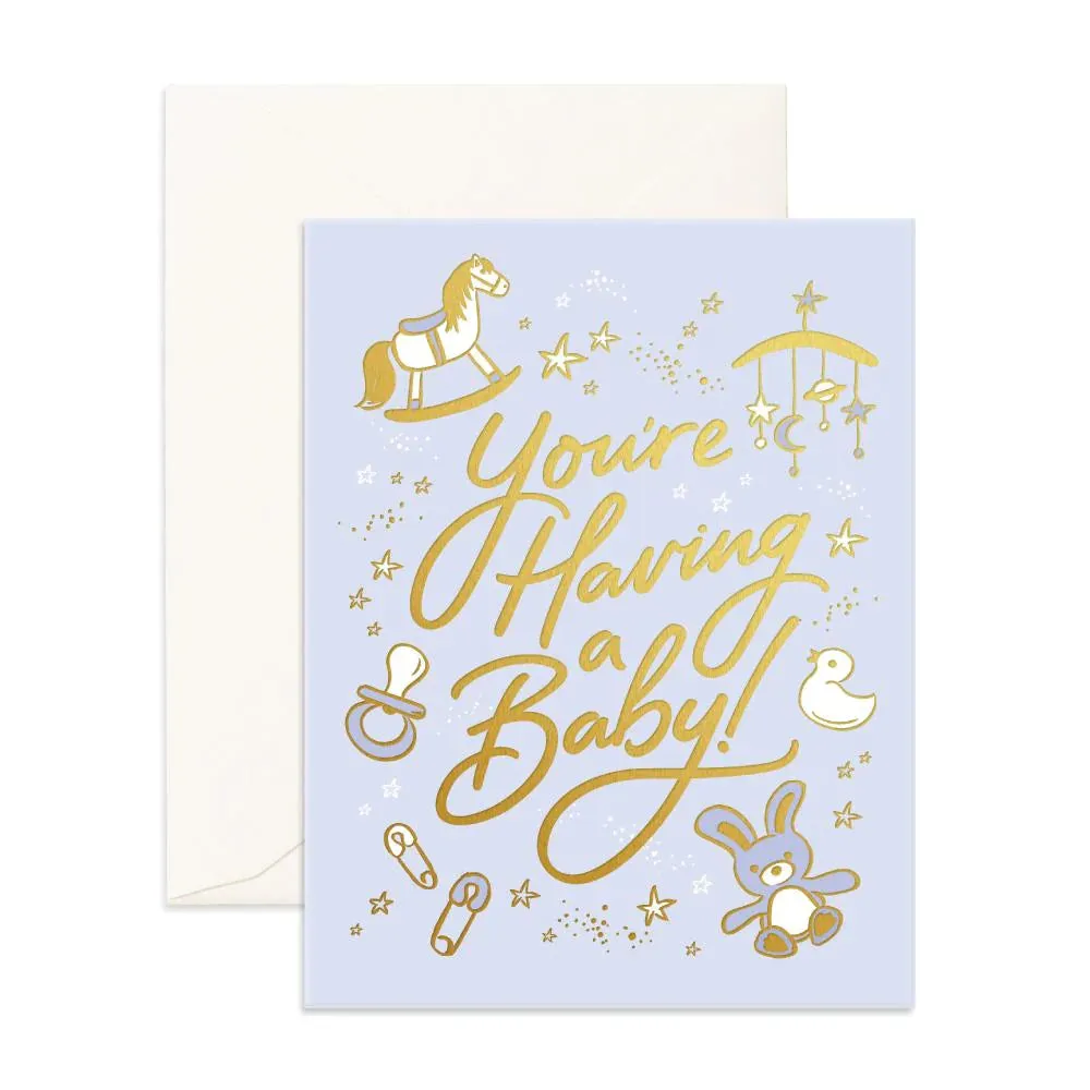 Having A Baby Greeting Card