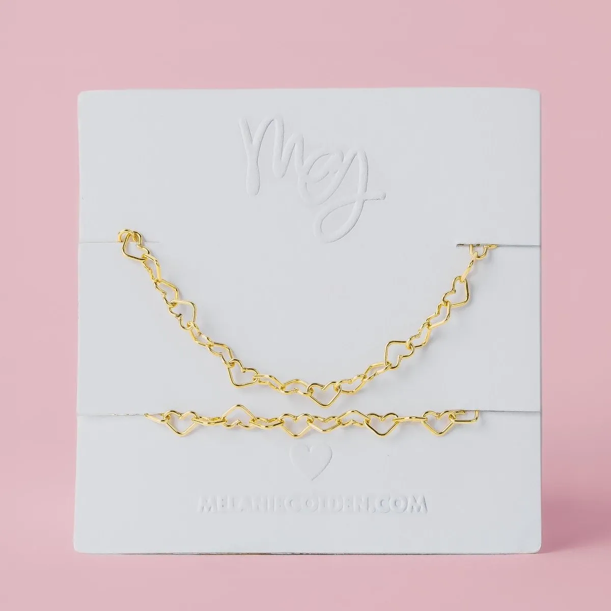 Heart Link Chain Bracelet