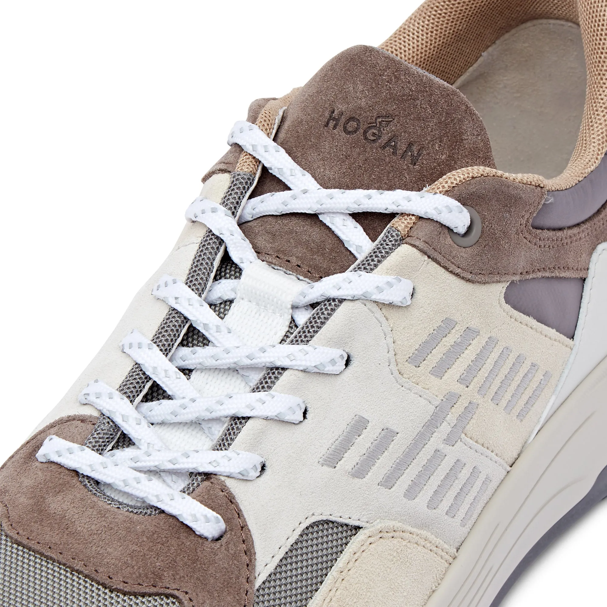 HOGAN Hyperlight Runner Trainer (Beige / Grey)