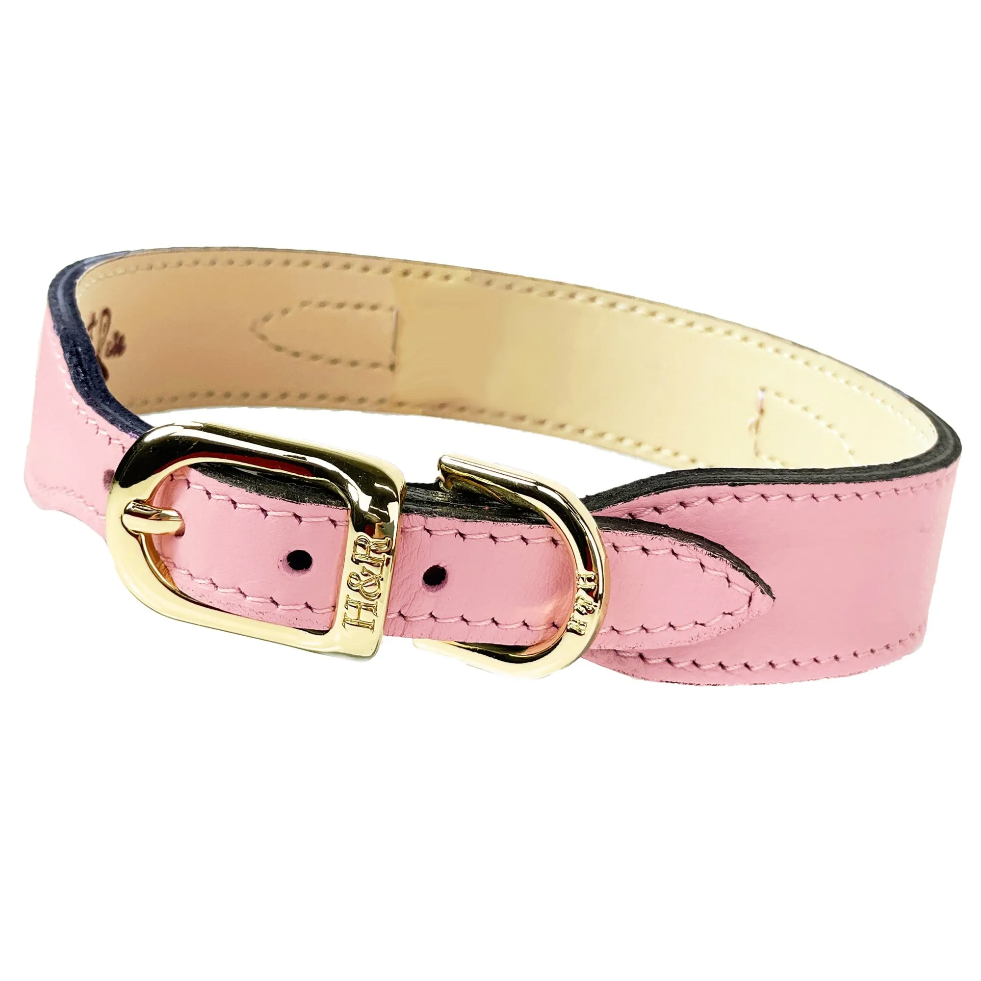 Holiday Dog Collar in Sweet Pink & Gold